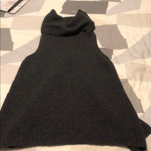 Free people open back turtle neck sweater